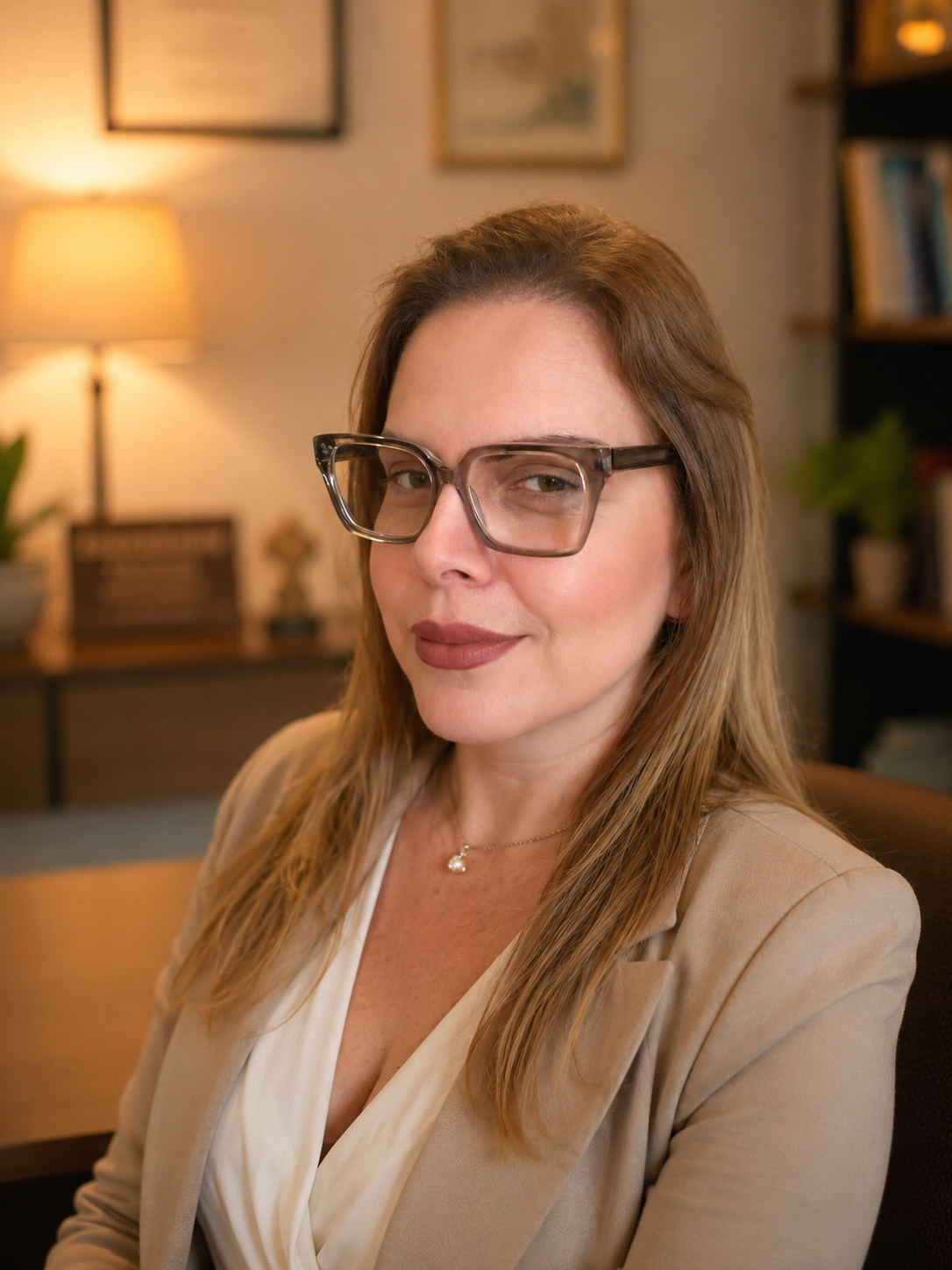 Retrato da psicóloga Maíra Garrido